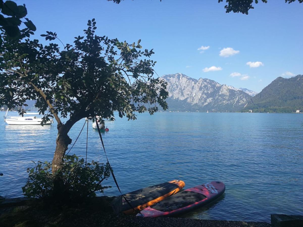Ferienwohnung Mit Seeblick, Unterach Am Attersse Unterach am Attersee Eksteriør billede